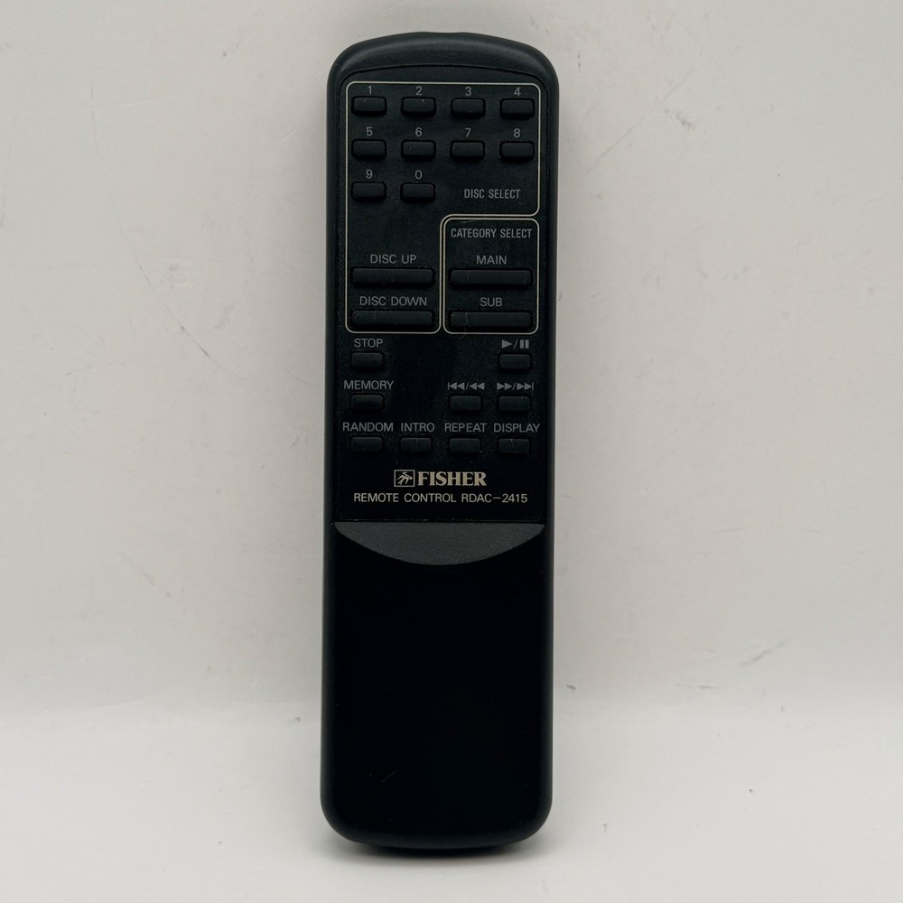 Fisher Remote Control RDAC-2415 Black CD Player Audio System Replacement